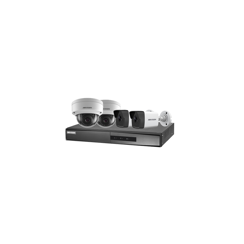 Kit PoE Bullet/Dôme 2MP