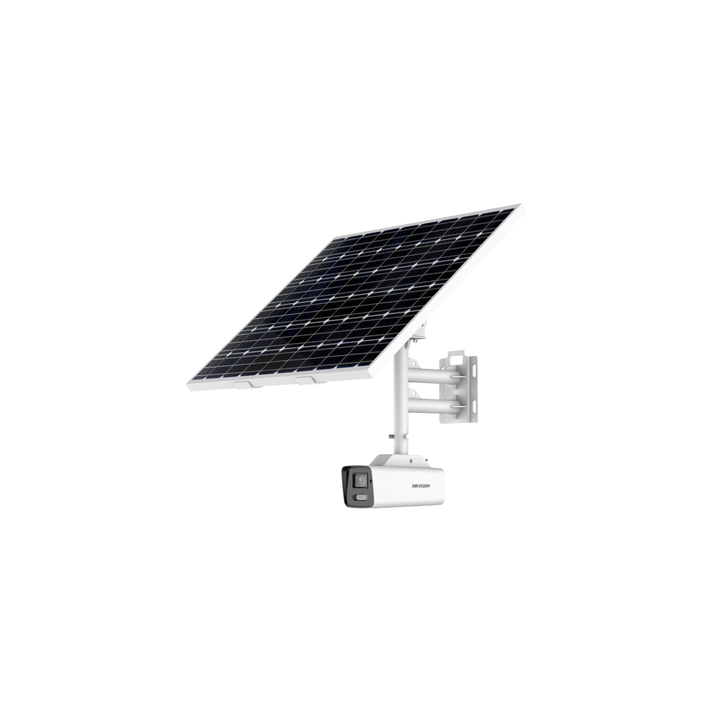 Kit de caméra réseau 4G fixe ColorVu 4K à énergie solaire