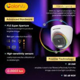 Caméra tourelle fixe ColorVu 2 MP avec audio intérieur