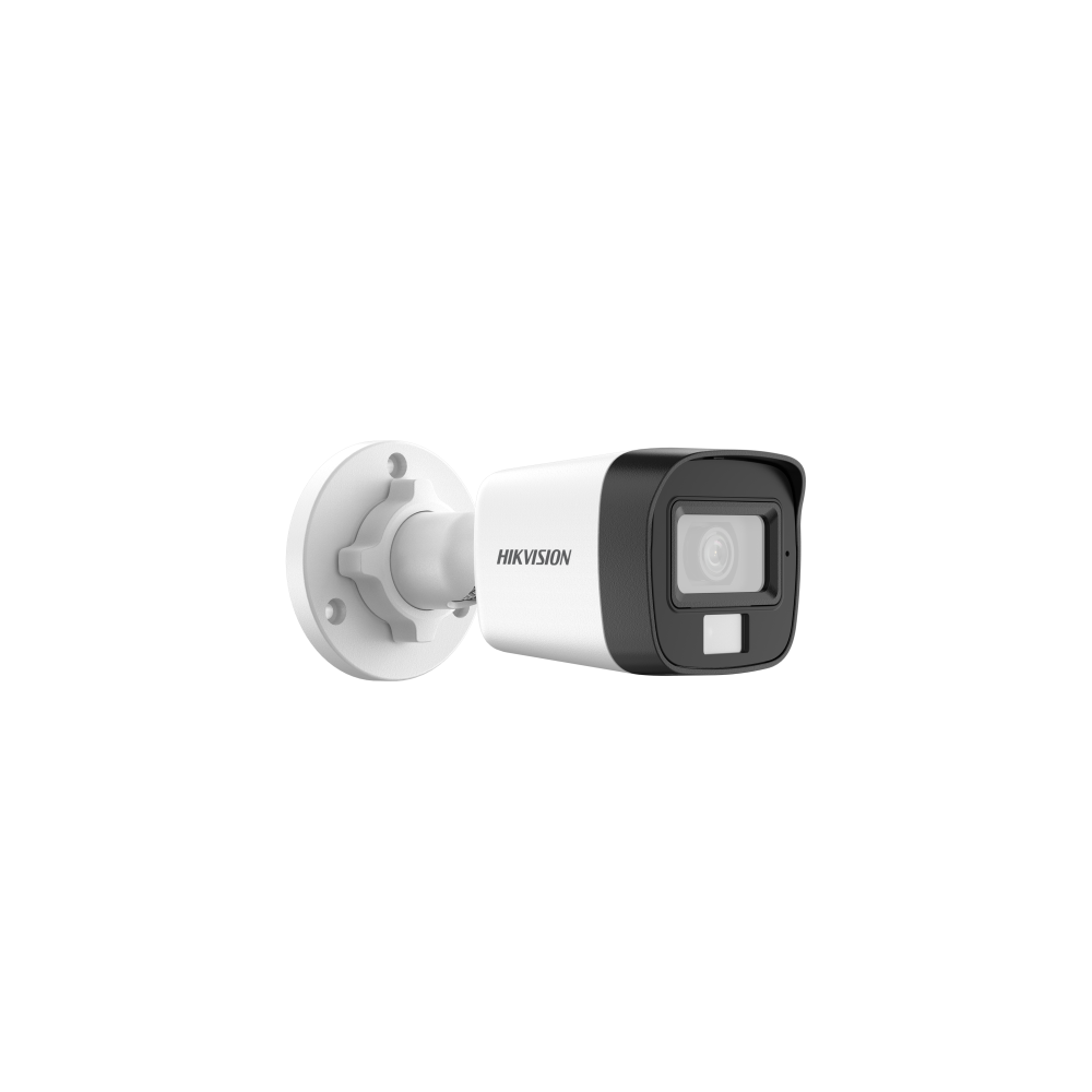 Mini caméra bullet fixe hybride intelligente 2MP avec éclairage et audio