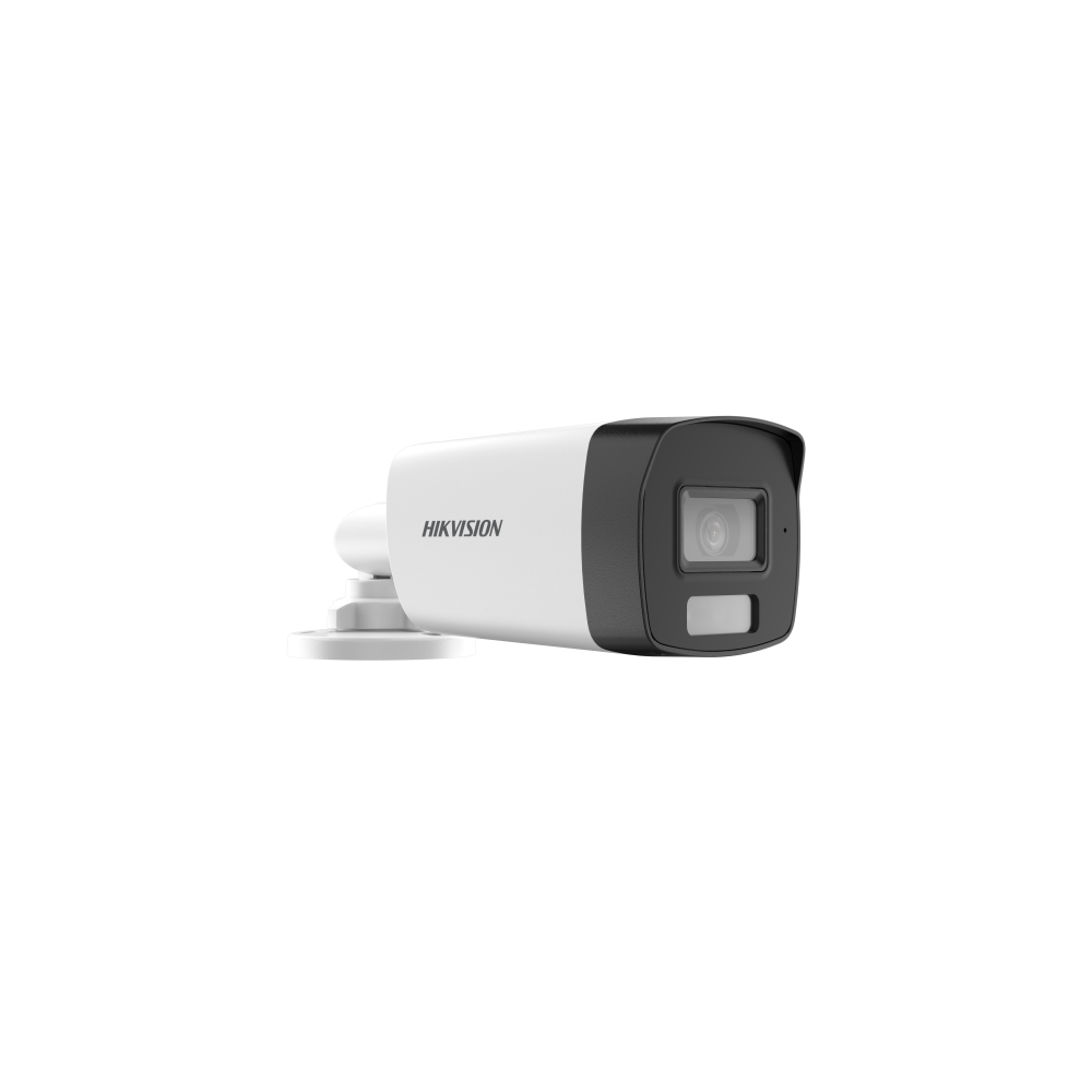 Caméra bullet fixe hybride intelligente 2MP avec éclairage et audio