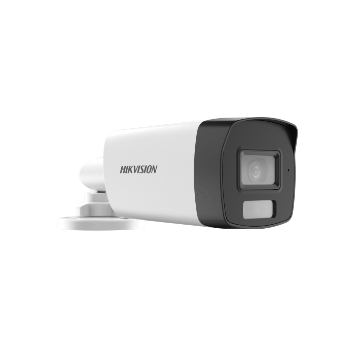 Caméra bullet fixe hybride intelligente 2MP avec éclairage et audio