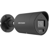 Mini caméra réseau bullet fixe AcuSense 12 MP avec lumière stroboscopique et avertissement sonore