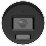 Mini caméra réseau bullet fixe AcuSense 12 MP avec lumière stroboscopique et avertissement sonore