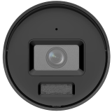 Mini caméra réseau bullet fixe AcuSense 12 MP avec lumière stroboscopique et avertissement sonore