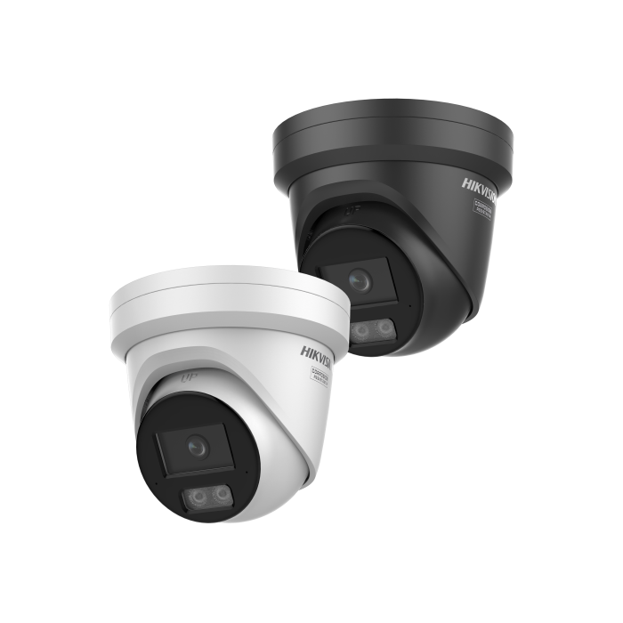 Caméra réseau à tourelle fixe Acusense 12MP optimisée par Darkfighter