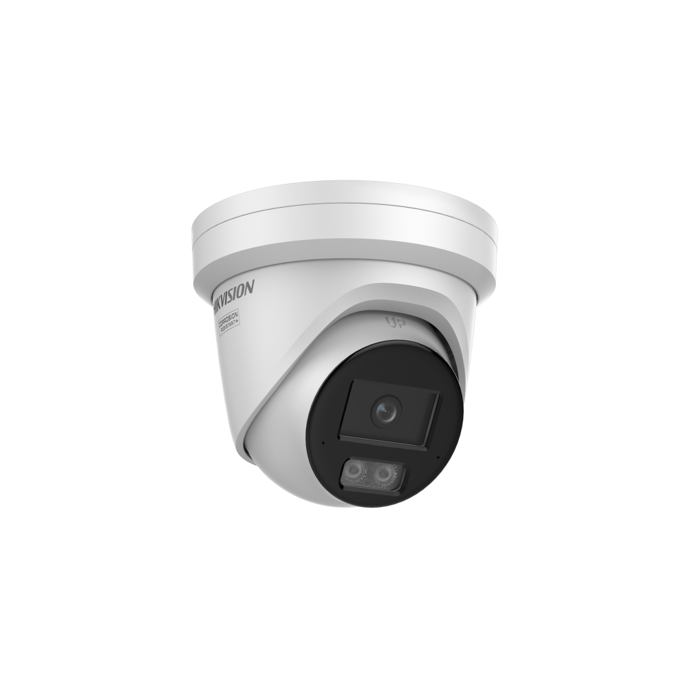 Caméra réseau à tourelle fixe Acusense 12MP optimisée par Darkfighter