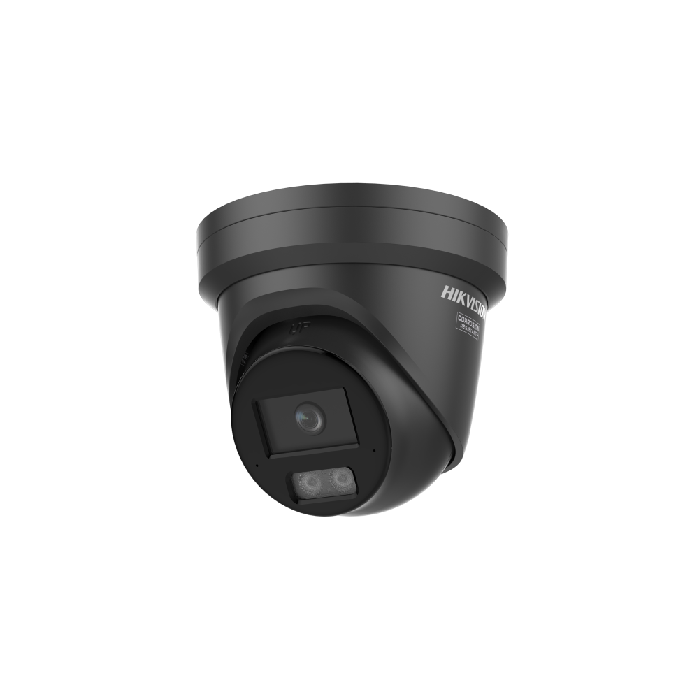 Caméra réseau à tourelle fixe Acusense 12MP optimisée par Darkfighter