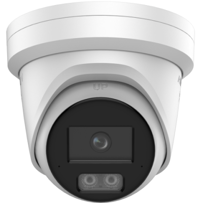 Caméra réseau à tourelle fixe Acusense 12MP optimisée par Darkfighter