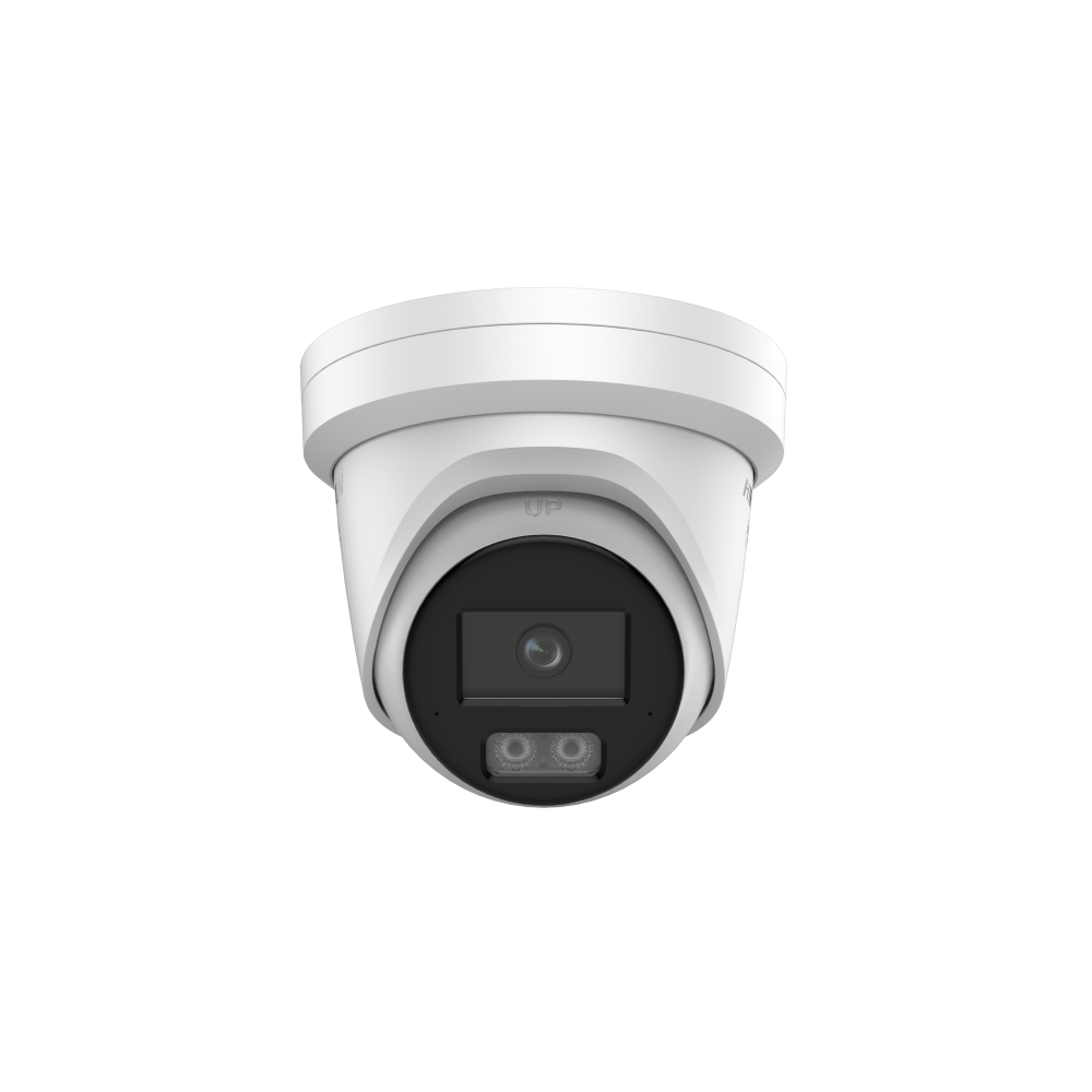 Caméra réseau à tourelle fixe Acusense 12MP optimisée par Darkfighter