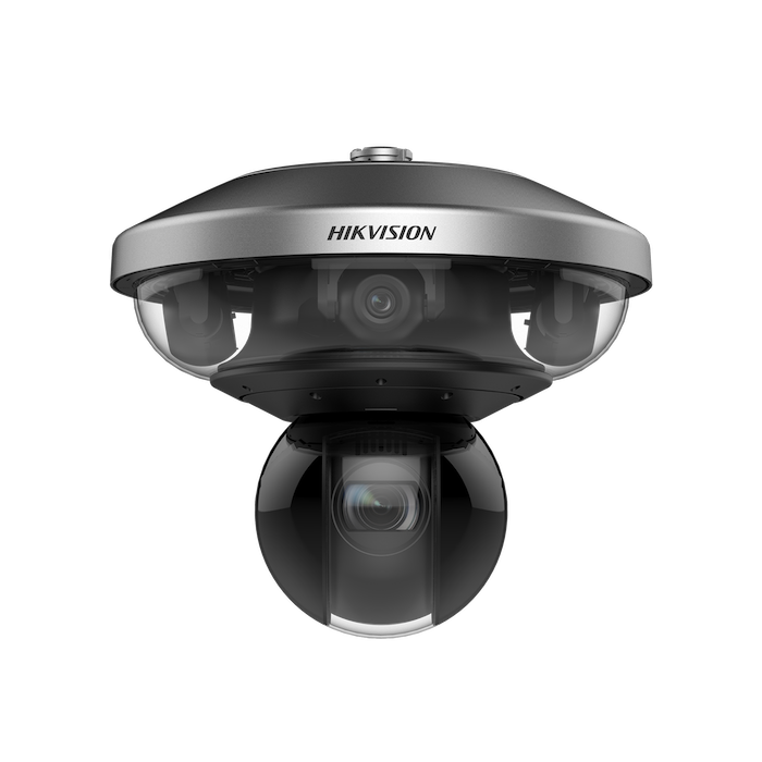 Caméra panoramique 360° 4MPx4 et caméra PTZ 25x 4MP