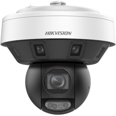 Caméra panoramique 180° 16 MP et caméra PTZ 10x 4 MP