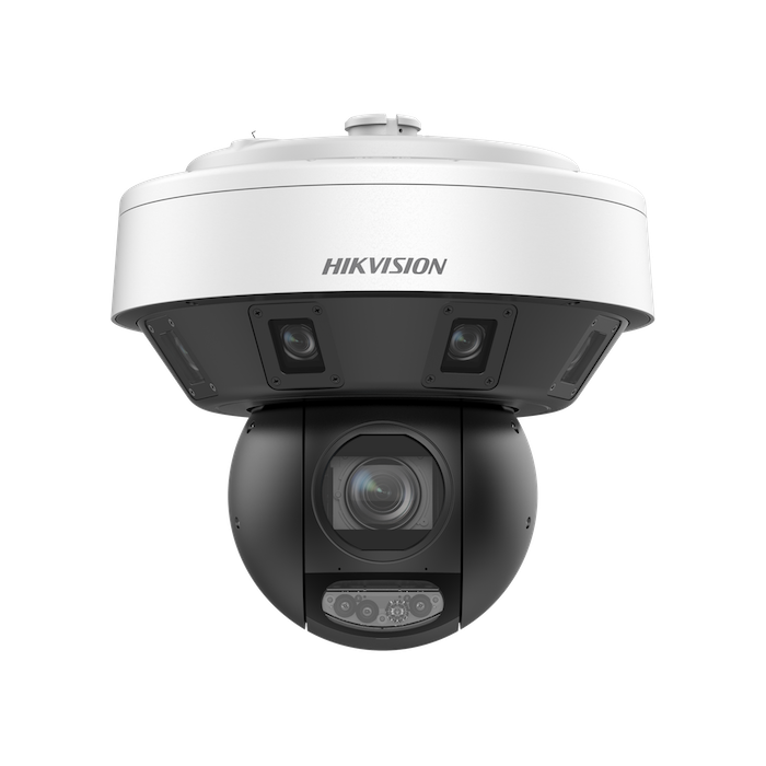 Caméra panoramique 180° 16 MP et caméra PTZ 10x 4 MP