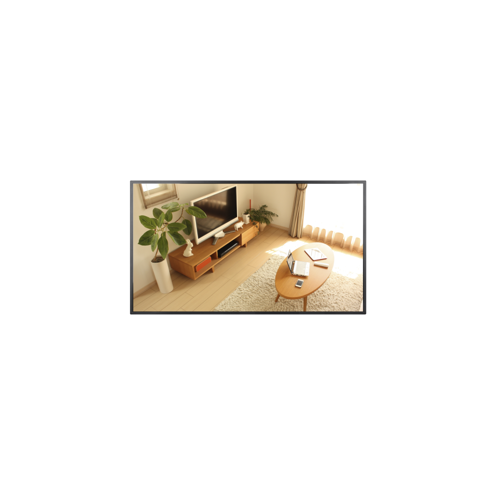 Affichage numérique mural 4K à cadre étroit de 43 pouces